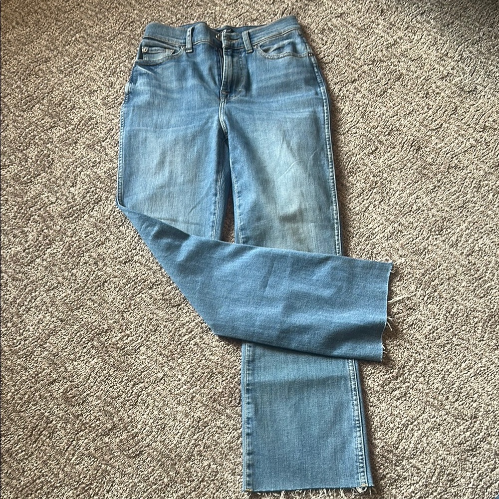 7 For All Mankind High Rise Blue Jeans
